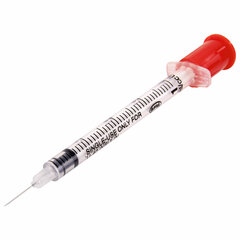 Шприц инсулиновый SFM, 1 мл, КОМПЛЕКТ 10 шт., в пакете, U-40 игла несъемная 0,33&times;12,7 мм &mdash; 29G