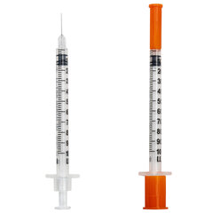 Шприц инсулиновый SFM, 1 мл, КОМПЛЕКТ 10 шт., пакет, U-100 игла несъемная 0,33&times;12,7 мм &mdash; 29G