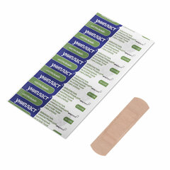 Набор лейкопластырей бактерицидных 20 шт., УНИПЛАСТ, 1,9&times;7,2 см, натуральные