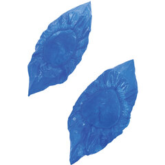 Бахилы КОМПЛЕКТ 600 шт. (300 пар), СВЕРХПРОЧНЫЕ, двойная резинка, 40&times;14 см, 100 мкм, 10 г, LAIMA, 630719