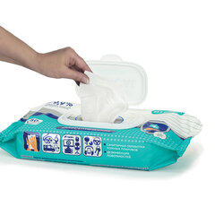 Антисептические салфетки влажные 50 штук SMART MEDICAL, без спирта, крышка-клапан