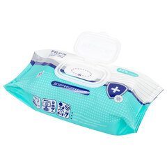 Дезинфицирующие салфетки спиртовые 100 штук SMART MEDICAL, крышка-клапан