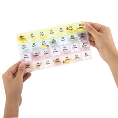 ТАБЛЕТНИЦА / Контейнер для лекарств и витаминов &laquo;7 дней/<wbr/>4 приема&raquo;, ПРОЗРАЧНЫЙ, DASWERK (ДАСВЕРК), 630845