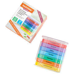 ТАБЛЕТНИЦА / Контейнер-органайзер для лекарств и витаминов &laquo;7 дней/<wbr/>4 приема CLEAR&raquo; DASWERK (ДАСВЕРК), 630846