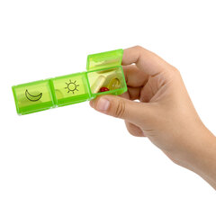 ТАБЛЕТНИЦА / Контейнер-органайзер для лекарств и витаминов, 7 дней/<wbr/>3 приема BOX, DASWERK (ДАСВЕРК), 630848