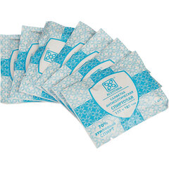 Спиртовые салфетки антисептические 135&times;185 мм КОМПЛЕКТ 120 шт., АСЕПТИКА, короб