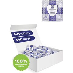 Спиртовые салфетки антисептические 60&times;100 мм КОМПЛЕКТ 400 шт., АСЕПТИКА, короб