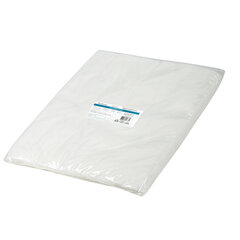 Салфетка одноразовая белая 30&times;40 см, КОМПЛЕКТ 100 шт., спанлейс, 40 г/<wbr/>м<sup>2</sup>, ЧИСТОВЬЕ