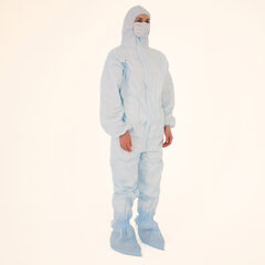 Комплект одноразовой одежды защитный КХ-87 (комбинезон, бахилы, маска), размер 56-58, ГЕКСА