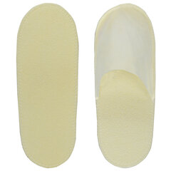 Тапочки одноразовые белые с закрытым мысом, КОМПЛЕКТ 25 пар/<wbr/>уп., 43 размер, ЧИСТОВЬЕ