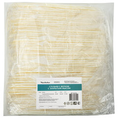 Тапочки одноразовые белые с закрытым мысом, КОМПЛЕКТ 25 пар/<wbr/>уп., 43 размер, ЧИСТОВЬЕ