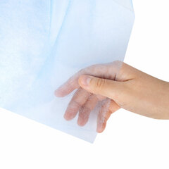 Простыня голубая рулонная с перфорацией 100 шт., 70&times;200 см, спанбонд 12 г/<wbr/>м<sup>2</sup>, LAIMA UNIVERSAL, 631139