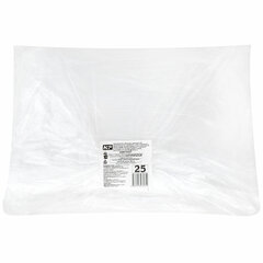 Халат одноразовый КОМПЛЕКТ 10 шт., 140 см, 52-54 размер, рукав на резинке, спанбонд 25 г/<wbr/>м<sup>2</sup>, NF