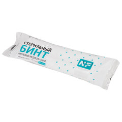 Бинт марлевый стерильный 14 см х 7 м, плотность 32(±2) г/<wbr/>м<sup>2</sup>, индивидуальная упаковка, NF