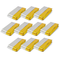 Термоодеяло покрывало изотермическое КОМПЛЕКТ 10 шт., серебро/<wbr/>золото, 160&times;210 см, DASWERK (ДАСВЕРК), 631159