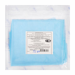 Бахилы стерильные из спанбонда высокие с завязками, 25 г/<wbr/>м<sup>2</sup>, одна пара в индивидуальной упаковке