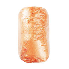 Бахилы оранжевые КОМПЛЕКТ 100 штук (50 пар) СТАНДАРТ+, размер 40&times;14 см, 18 мкм, 2,5 г, ELEGREEN