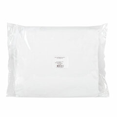 Халат одноразовый белый на кнопках КОМПЛЕКТ 10 шт., XXL, 56-58 размер, 110 см, рукав на резинке, 30 г/<wbr/>м<sup>2</sup>, ОПТИТРЕЙД