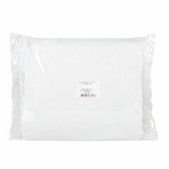 Халат одноразовый белый на кнопках КОМПЛЕКТ 10 шт., XXXL, 60-62 размер, 110 см, рукав на резинке, 30 г/<wbr/>м<sup>2</sup>, ОПТИТРЕЙД