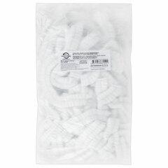 Шапочка &laquo;Шарлотта&raquo; белая, КОМПЛЕКТ 100 шт., спанбонд 10 г/<wbr/>м<sup>2</sup>, МЕДСЕРВИС