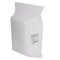 Халат одноразовый белый на кнопках КОМПЛЕКТ 10 шт., XXL, 56-58 размер, 110 см, рукав на резинке, 20 г/<wbr/>м<sup>2</sup>, СНАБЛАЙН