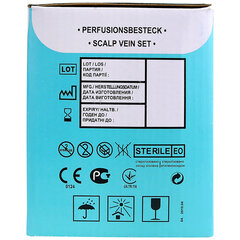 Иглы-бабочки для вливания в малые вены SFM 0,9 х 19 &mdash; 20G, КОМПЛЕКТ 100 штук, LUER