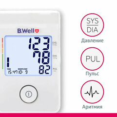 Тонометр (МЕД РегУд) B.WELL MED-53cord, манжета 22-42 см, автоматический, на плечо, USB-кабель, без блока питания