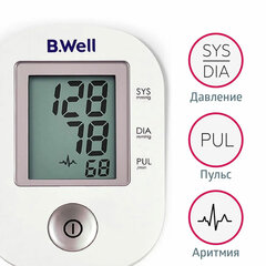 Тонометр (МЕД РегУд) B.WELL PRO-33ad, манжета 22-42 см, автоматический, на плечо, блок питания