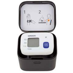 Тонометр (МЕД РегУд) OMRON RS2 (HEM-6121-RU), манжета 13,5-21,5 см, автоматический, на запястье, питание 2хААА