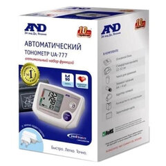 Тонометр AND UA-777AC, манжета 22-32 см, автоматический, на плечо, адаптер питания