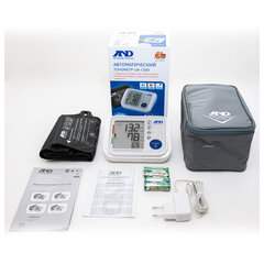 Тонометр AND UA-1300, манжета 23-37 см, автоматический, на плечо, адаптер питания