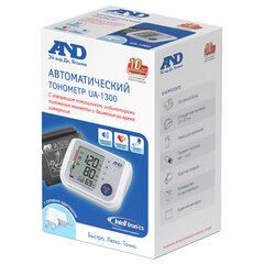 Тонометр AND UA-1300, манжета 23-37 см, автоматический, на плечо, адаптер питания