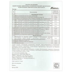 Аптечка для детских и учебных учреждений, по приказу №261н, МИРАЛ, пластиковый шкаф
