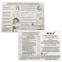 Аптечка первой помощи работникам, по приказу №262н, ФЭСТ, пластиковый кейс