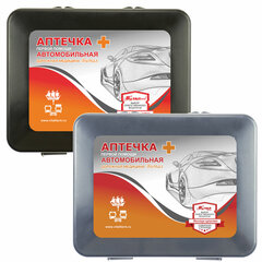 Аптечка первой помощи автомобильная, по приказу № 260н, ВИТАЛФАРМ, пластиковый бокс