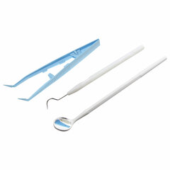 Набор стоматологический стерильный ЕваДент, тип 2 (3 предмета), КОМПЛЕКТ 35 шт., КПИ