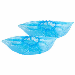 Бахилы КОМПЛЕКТ 100 штук (50 пар) СТАНДАРТ, размер 40&times;14, 16 мкм, 2,2 г, ELEGREEN