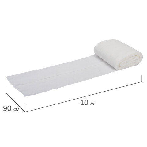 Марля медицинская отбеленная, отрез 0,9х10 м, плотность 36(±2) г/м2, NF, ш/к 32566