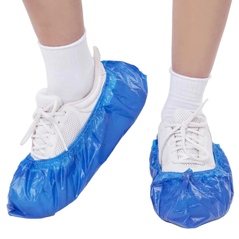 Бахилы двойные, КОМПЛЕКТ 500 шт. (250 пар), STRONG, 39х14 см, двойная резинка, 96 мкм, 10 г, ELEGREEN, НД2-8/40/2р-С-С - фото 3