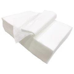 Салфетка одноразовая белая 20&times;25 см, КОМПЛЕКТ 100 шт., Cotto сетка 45 г/<wbr/>м<sup>2</sup>, ЧИСТОВЬЕ