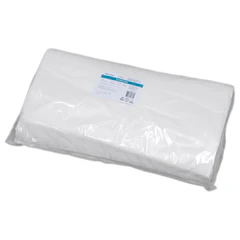Салфетка одноразовая белая 45&times;45 см, КОМПЛЕКТ 100 шт., спанлейс 40 г/<wbr/>м<sup>2</sup>, ЧИСТОВЬЕ