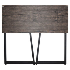 Стол на металлокаркасе BRABIX &laquo;LOFT CD-001&raquo;, 800&times;440&times;740 мм, складной, цвет морёный дуб, 641209