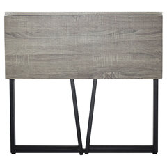 Стол на металлокаркасе BRABIX &laquo;LOFT CD-001&raquo;, 800&times;440&times;740 мм, складной, цвет дуб антик, 641210