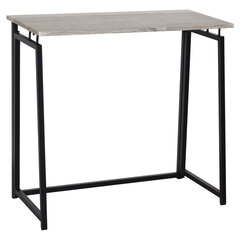 Стол на металлокаркасе BRABIX &laquo;LOFT CD-001&raquo;, 800&times;440&times;740 мм, складной, цвет дуб антик, 641210