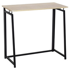 Стол на металлокаркасе BRABIX &laquo;LOFT CD-001&raquo;, 800&times;440&times;740 мм, складной, цвет дуб натуральный, 641211