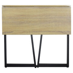 Стол на металлокаркасе BRABIX &laquo;LOFT CD-001&raquo;, 800&times;440&times;740 мм, складной, цвет дуб натуральный, 641211