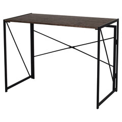 Стол на металлокаркасе BRABIX &laquo;LOFT CD-002&raquo;, 1000&times;500&times;750 мм, складной, цвет морёный дуб, 641212