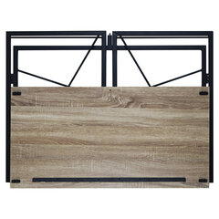 Стол на металлокаркасе BRABIX &laquo;LOFT CD-002&raquo;, 1000&times;500&times;750 мм, складной, цвет дуб антик, 641213