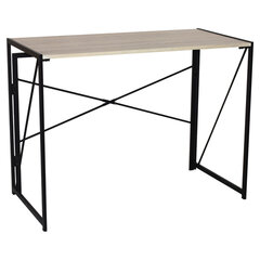 Стол на металлокаркасе BRABIX &laquo;LOFT CD-002&raquo;, 1000&times;500&times;750 мм, складной, цвет дуб натуральный, 641214