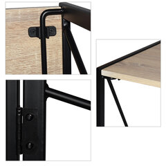 Стол на металлокаркасе BRABIX &laquo;LOFT CD-002&raquo;, 1000&times;500&times;750 мм, складной, цвет дуб натуральный, 641214